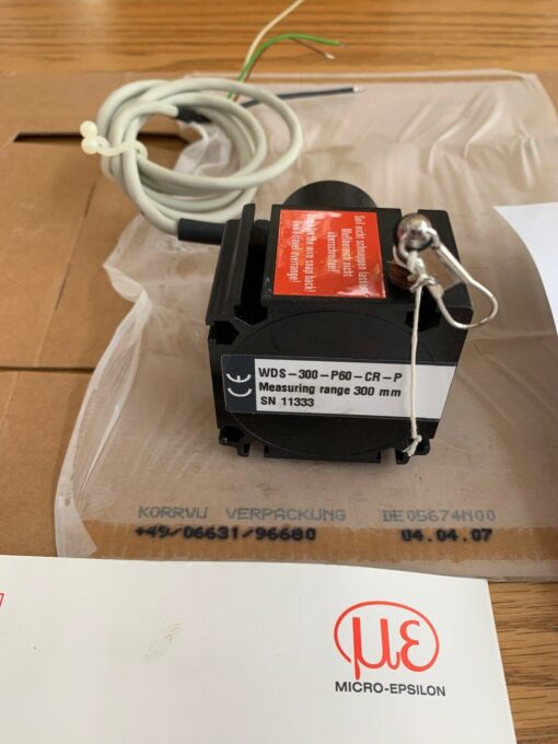 Micro-Epsilon Draw Wire Sensor WDS-300-P60-CR-P - Image 3
