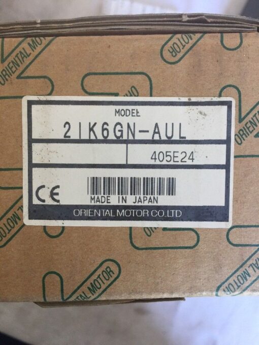 Oriental Motor 2IK6GN-AUL