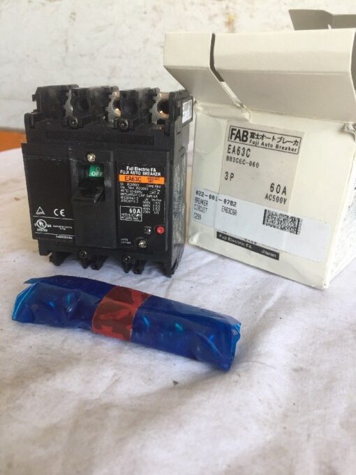 Fuji Electric EA63C 60A 3P Circuit Breaker - Image 2