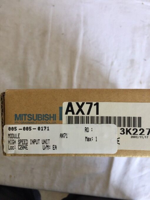 Mitsubishi AX71 Programmable Controller - Image 3