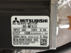 Alternative view of Mitsubishi AC Servo Motor HC-MFS13
