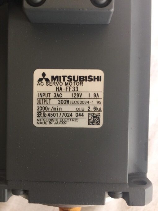 Mitsubishi AC Servo Motor HAFF33 - Image 4