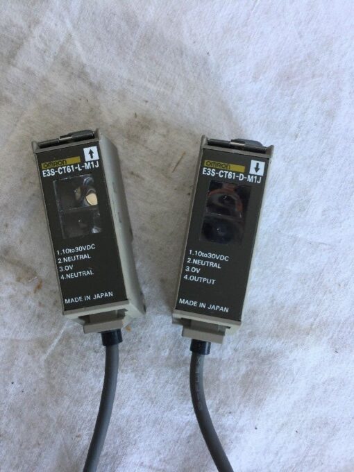 Omron Photoelectric Sensors E3S-CT61-L-M1J & E3S-CT61-D-M1J