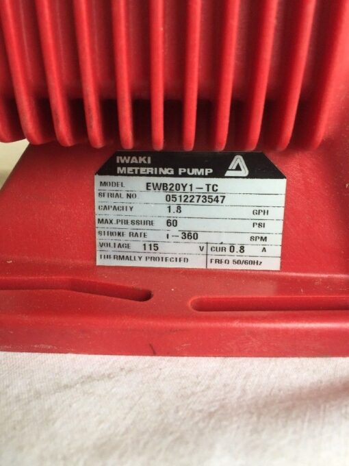 Iwaki Metering Pump EWB20Y1-TC - Image 3
