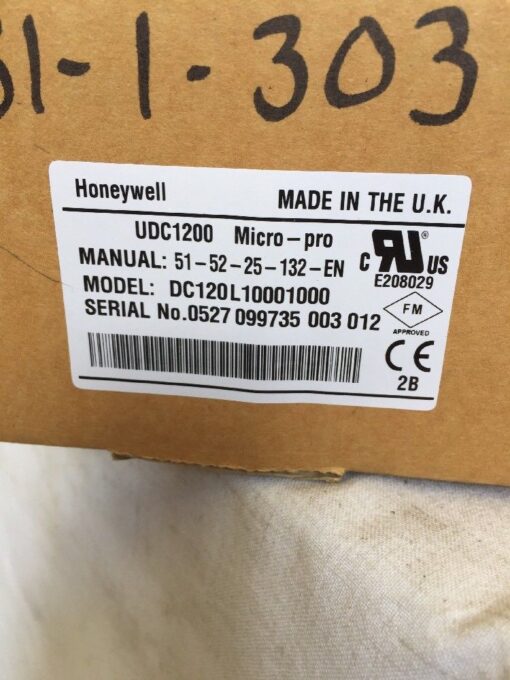 Honeywell Temperature Controller DC120L-1-0-0-0-1-0-0-0 - Image 5