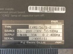 Alternative view of Fuji Electric Drive FVR G7S FVR075G7S-2 *Repaired*