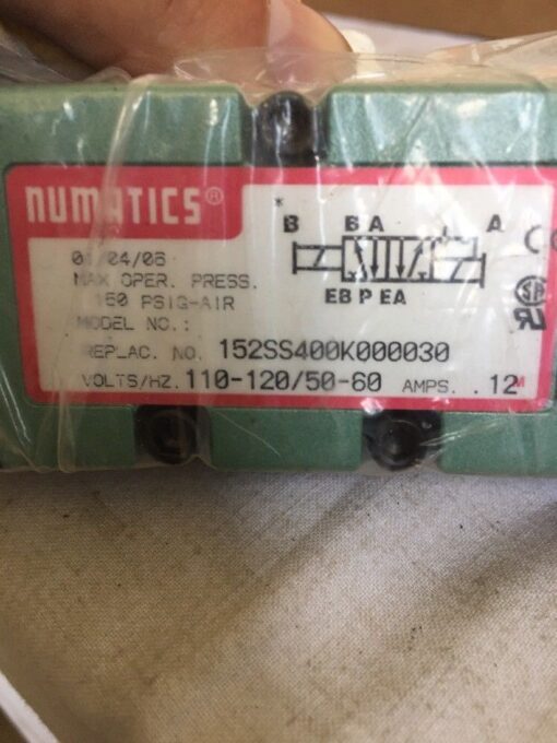 Numatics Solenoid Valve 152SS400K000030