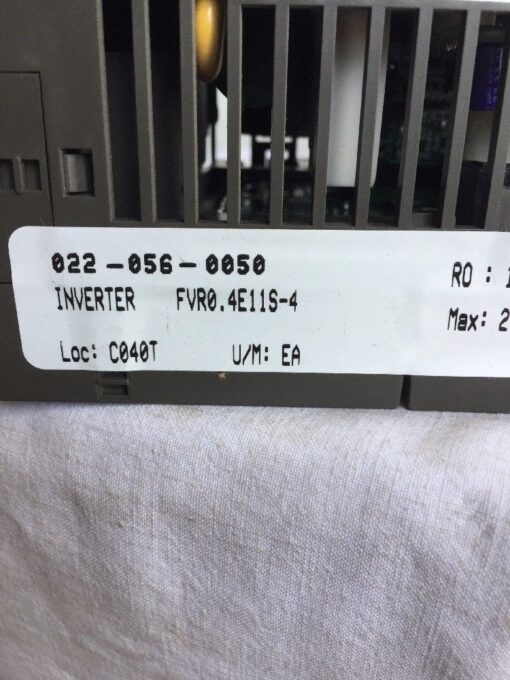 Fuji Electric FVR-E11 FVRO.4E11S-4 INVERTER 1.1 KVA 380-460v - Image 2