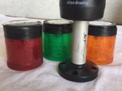 Alternative view of Allen-Bradley Stack Light Base 855T-BPM10 & 3 Lights 855T-B24DN3