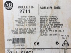 Alternative view of Allen-Bradley 2711-K10C1 Panelview 1000C