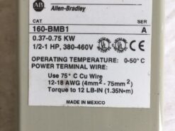 Alternative view of Allen-Bradley 160-BMB1