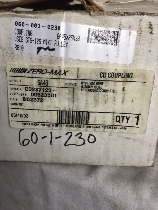 Zero Max Coupling 6A45C - Image 4