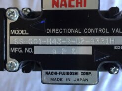 Nachi Directional Control Valve SS-G01-H43-R-D2-9331H