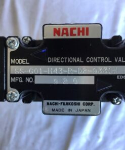 Nachi Directional Control Valve SS-G01-H43-R-D2-9331H