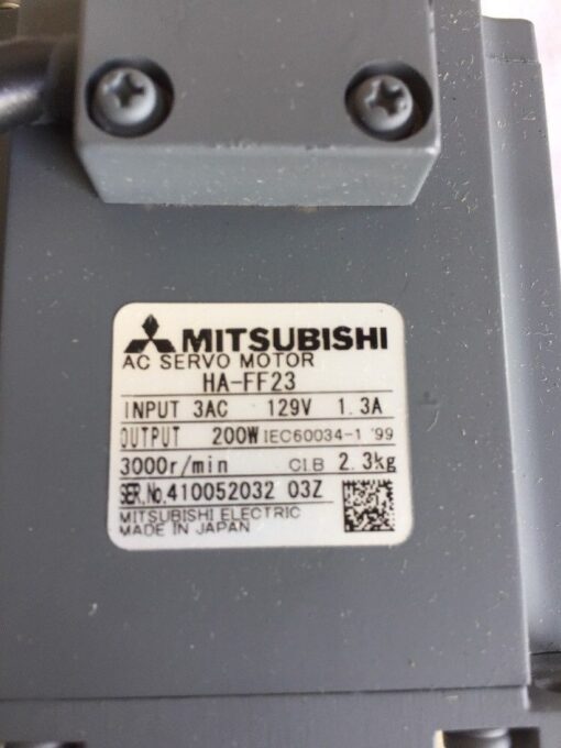 Mitsubishi AC Servo Motor HA-FF23