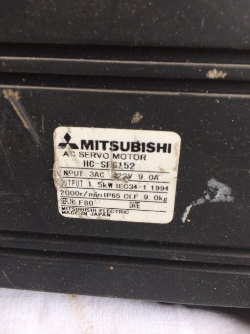 Mitsubishi Electric AC Servo Motor HC-SFS152B