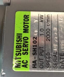 Mitsubishi AC Servo Motor HA-SH102K 1.0kW 2000RPM