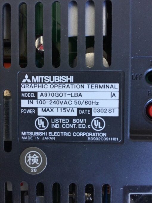 Mitsubishi 900 Series A970GOT-LBA