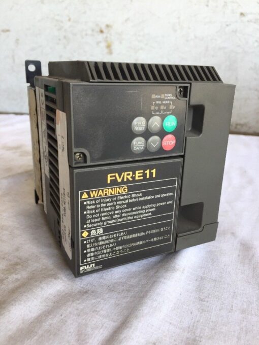 Fuji Electric FVR-E11 FVRO.4E11S-4 INVERTER 1.1 KVA 380-460v
