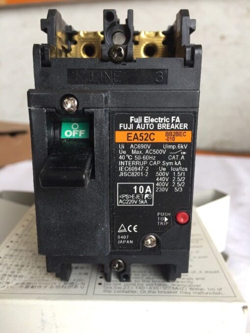 Fuji Electric EA52C 10 AMP AUTO BREAKER BB2BEC-010