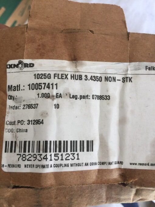Falk 1025G FLEX HUB 3.4350 Non-STK