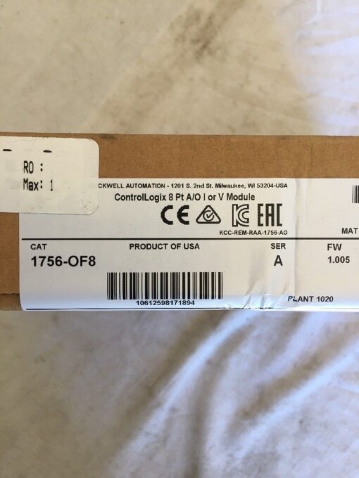 Allen-Bradley 1756-OF8 Output Module Factory Sealed