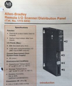 Allen-Bradley 1772-SD2 Remote I/O Scanner