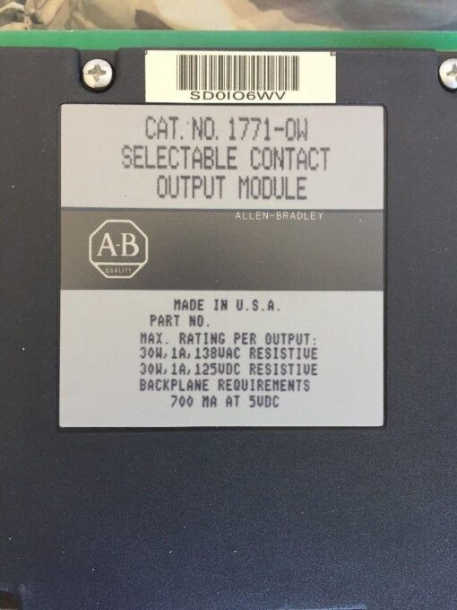 Allen-Bradley 1771-OW