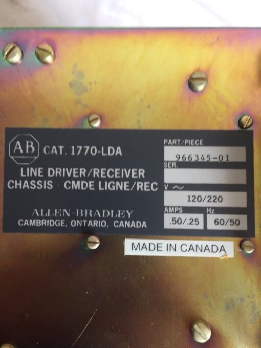 Allen-Bradley Line Driver/Receiver 1770-LDA