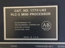 Allen-Bradley 1772-LN2 PLC-2/A Mini Processor ABS1-B8