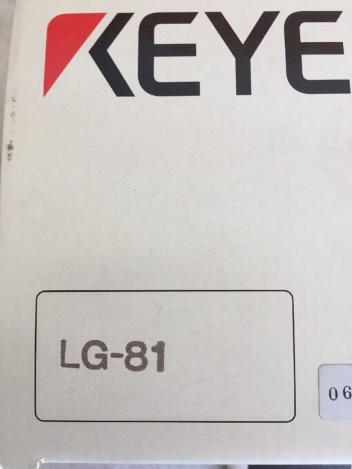 Keyence Laser Displacement Sensor LG-81