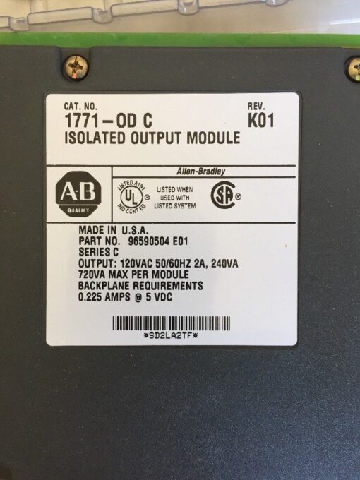 Allen-Bradley 1771OD Ser C Module