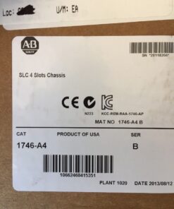 Allen-Bradley 4 Slot Rack Chassis 1746-A4