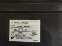 Yaskawa AC Servo Motor SGMS-20AWAAS