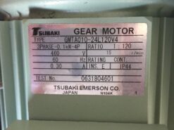 Tsubaki Gear Motor GMTA010-24L120V4