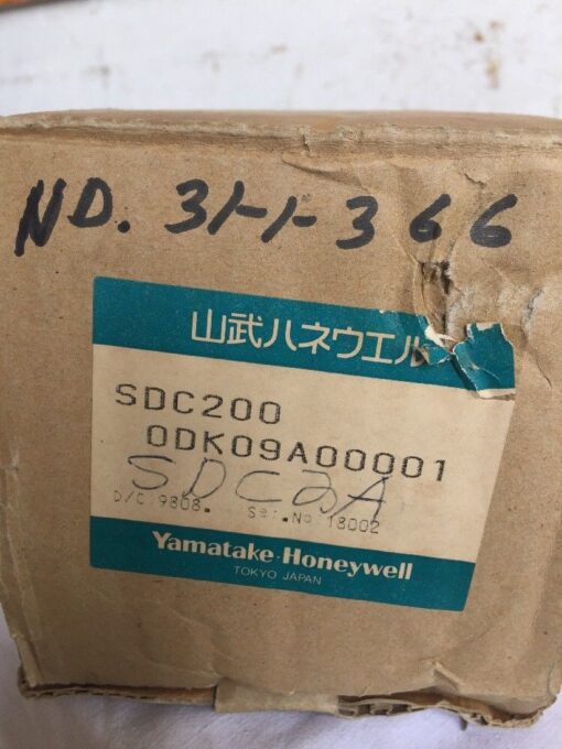 Yamatake Honeywell SDC2000DK09A00001 - Image 3