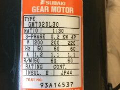 Alternative view of Tsubaki Gear Motor GMT020L30