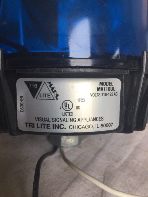 Tri Lite Blue Signal Light MV110UL - Image 2