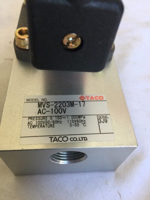 Taco Valve MVS-2203M-17 - Image 2