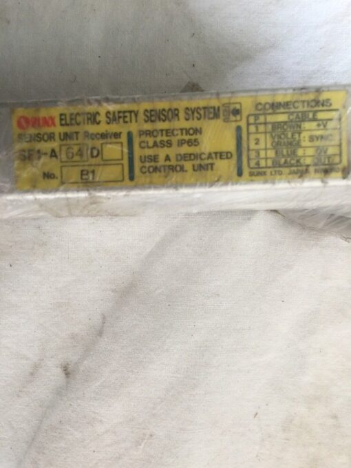 SunX SF1-A64 Receiver and Emitter Light Curtain - Image 5
