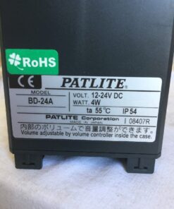 Patlite Loudspeaker BD-24A-J, 12-24V DC