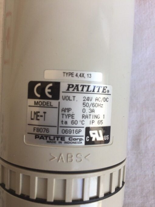 Patlite Signal Tower Light LME-102-Y - Image 2