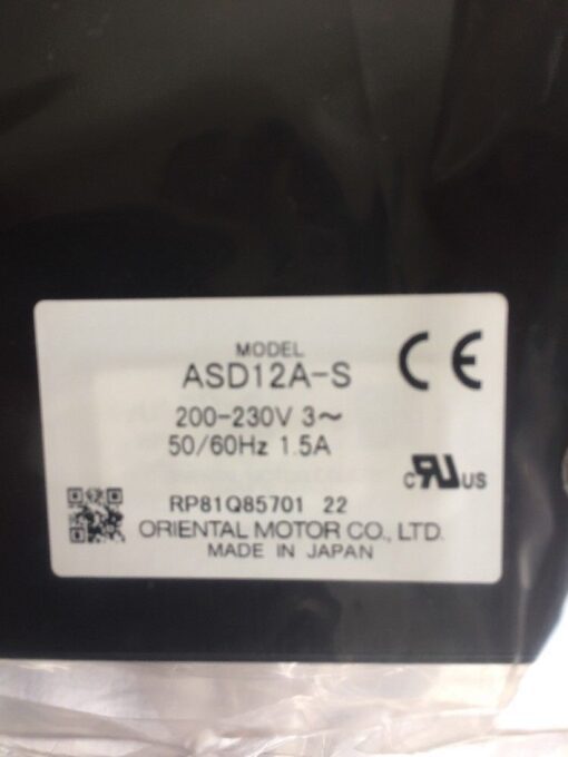 Oriental Motor Driver ASD12A-S