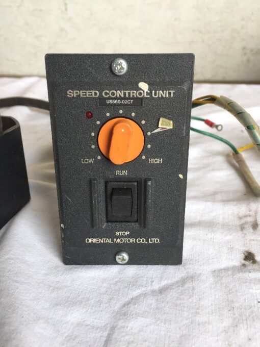 Oriental Motor Gear Head 5GU18KB, Speed Motor US560-502-K1, Speed Control Unit US560-02CT - Image 4