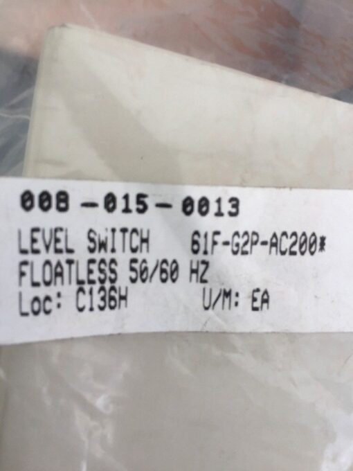 Omron Level Switch 61F-G2P - Image 4