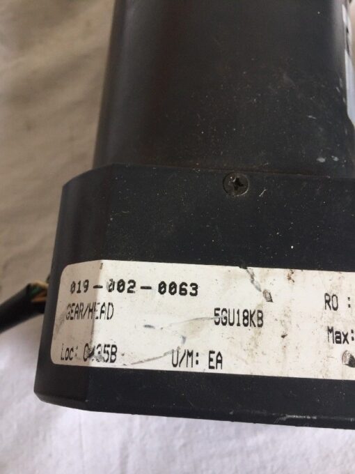 Oriental Motor Gear Head 5GU18KB, Speed Motor US560-502-K1, Speed Control Unit US560-02CT - Image 6