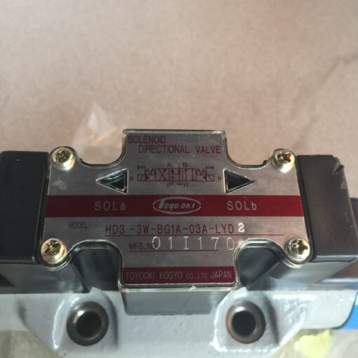 Toyo-oki Solenoid Valve HD3-3W-BG1A-03A-LYD2 - Image 3