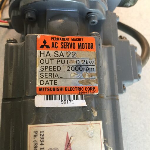 Mitsubishi Servo Motor HA-SA 22 - Image 3