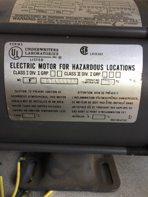Underwater Laboratories Electric Motor BT451175 - Image 3
