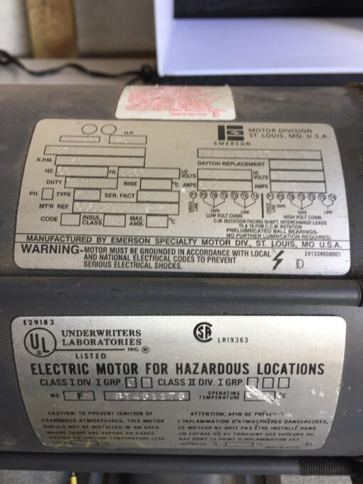 Underwater Laboratories Electric Motor BT451175 - Image 4